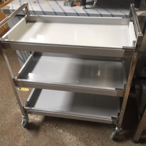 ترولی سه طبقه استیل