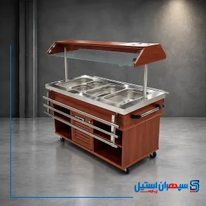 بوفه گرم و سرد به همراه بن ماری