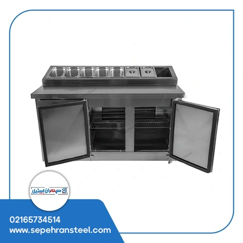 تاپینگ آماده سازی پیتزا (دو درب)