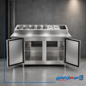 تاپینگ آماده سازی پیتزا (دو درب)