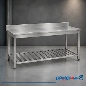 میزکار کنار تمام استیل