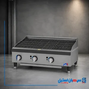 گریل 90 سانت صفحه زغالی AP