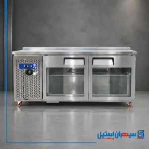 یخچال دو درب شیشه ای