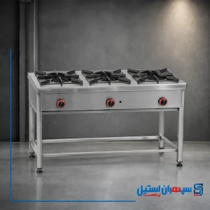 اجاق سه شعله پایه دار