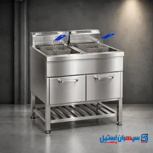 سرخکن مبله دو لگنه